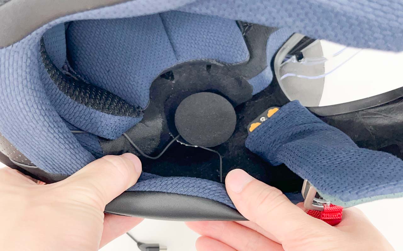 左側スピーカー調整